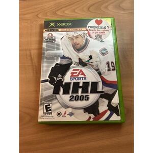 NHL 2005 - (Microsoft XBOX) Complete with Manual • EA Sports • Maybe Signed